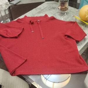 Olsen Womens Cotton Blend Oversized Cowl Neck New Sweater Size 14